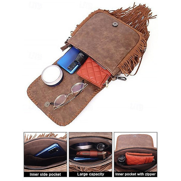 PU Bag Women's Shoulder Crossbody Bags FashionChic