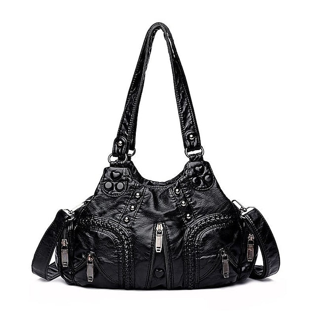 Bag Stylish - Vintage Shoulder Women's Brown Leather FashionChic