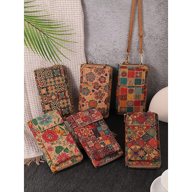 Women’s Boho Vintage Bag with Adjustable Crossbody Phone FashionChic