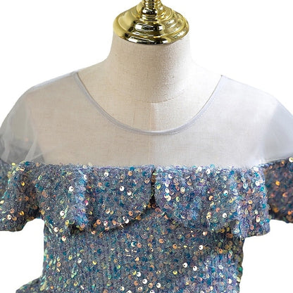 Girl Flower Gown Evening Party Girls' Dress FashionChic