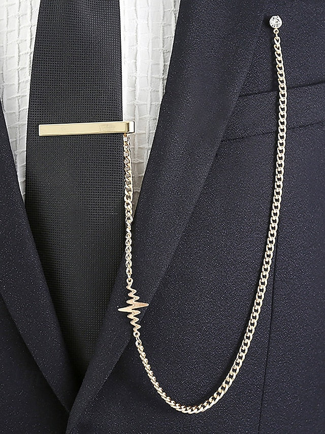 – Ship Silver Nautical with Tie Chain Design Wheel Men's FashionChic