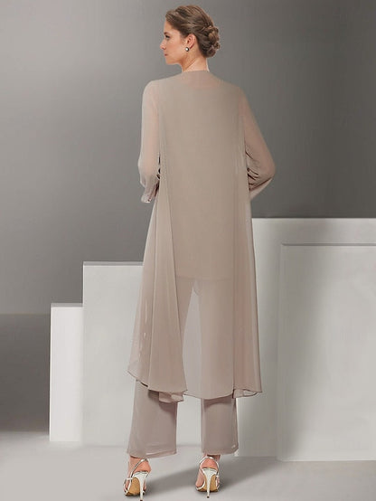 Mother of Bride Wedding Piece Beach Dress the 3 Pantsuit Elegant FashionChic