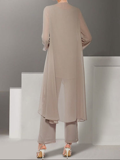 of Mother Dress the 3 Pantsuit Bride Beach Elegant Wedding Piece FashionChic