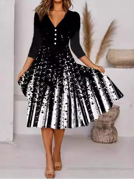 Women's Midi Dress A Line Dress Casual Outdoor Going out FashionChic