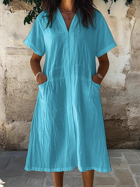 Women's Midi Dress Shift Dress Summer Dress Casual Daily FashionChic
