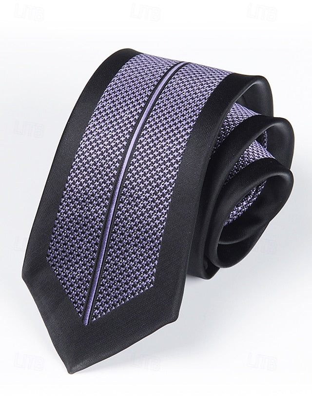 6cm Pattern - Men's Narrow Positioning Tie Stripe FashionChic
