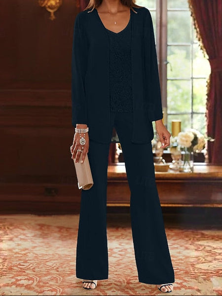 of Wedding 3 Piece Mother Formal Pantsuit the Beach Bride FashionChic