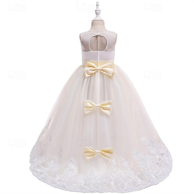 Kid's Girls' Girl Princess Dress Flower FashionChic