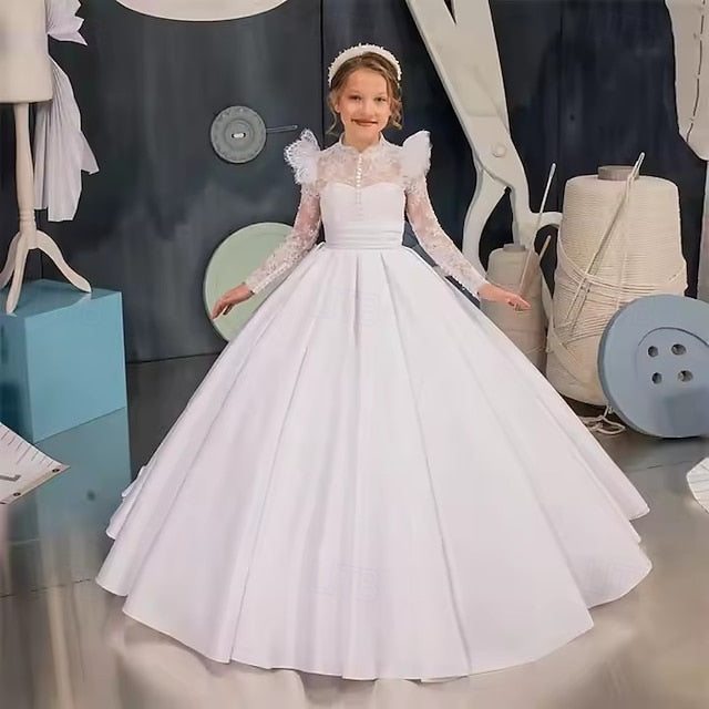 Girls' Girl Communion Party Dress First Flower FashionChic
