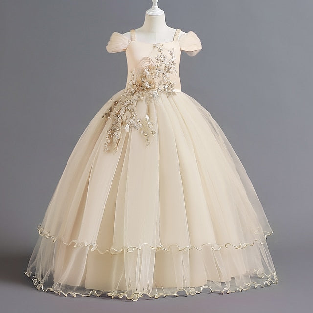 Flower Dress Girl Girls' Kids Party FashionChic