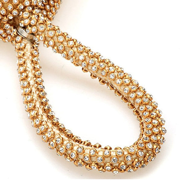 - Bag Silver Rhinestone Elegant Women's Evening Crystal FashionChic