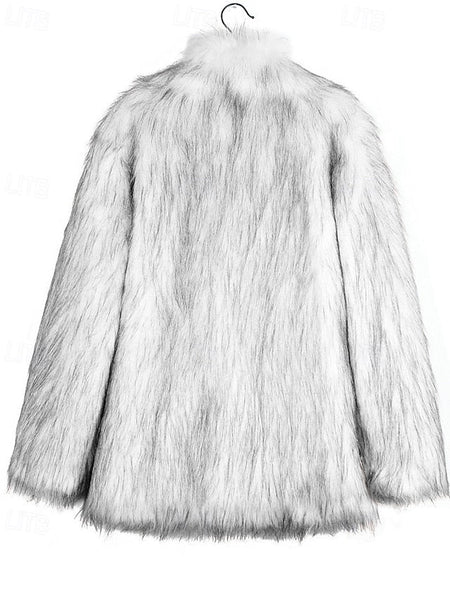 Furs Coat Fur Women's Faux Warm Comfortable FashionChic