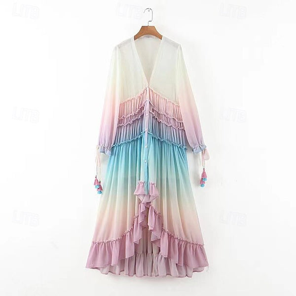 Women's Midi Dress Floral Dress Fashion Modern Daily Going