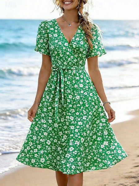 Women's Midi Dress Casual Dress A Line Dress Elegant FashionChic