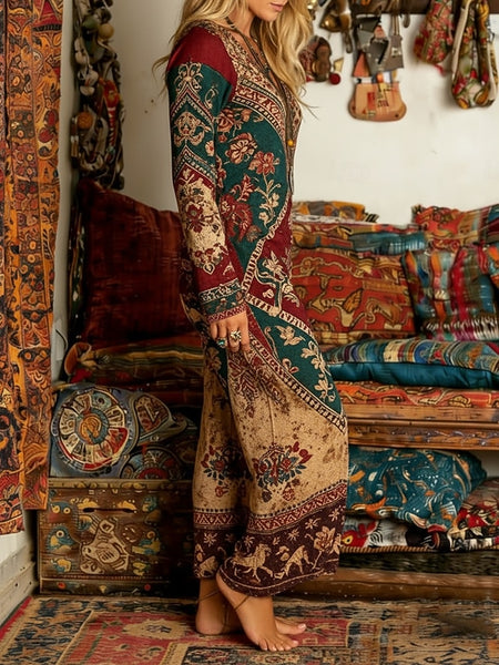 Women's Long Dress Maxi Dress Vintage Dress Casual Dress