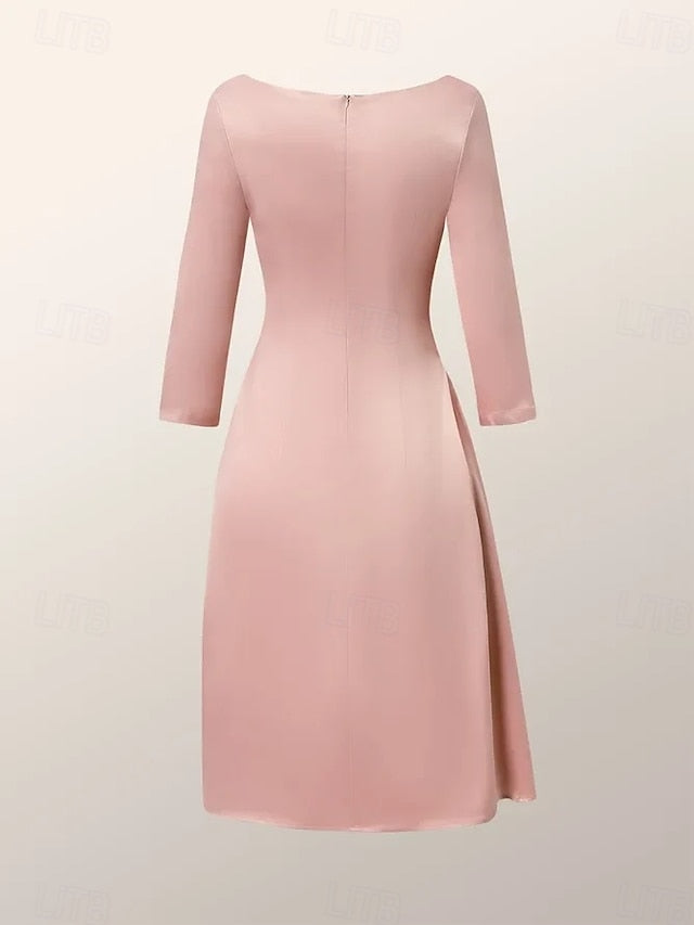 Guest Sheath of Off Dress the Bride Elegant Wedding Mother FashionChic
