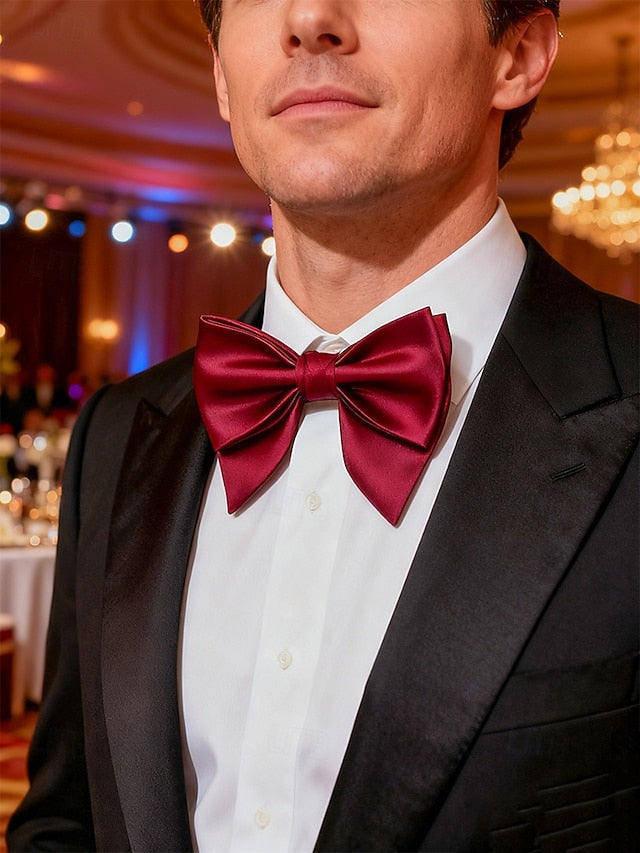 Men's in Multiple Satin Colors Bow Tie FashionChic