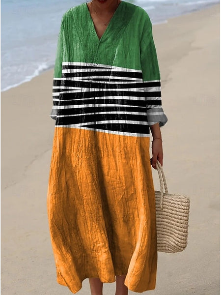 Women's Maxi Dress Sundress Shift Dress Vacation Casual