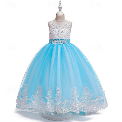 Kid's Girls' Girl Princess Dress Flower FashionChic