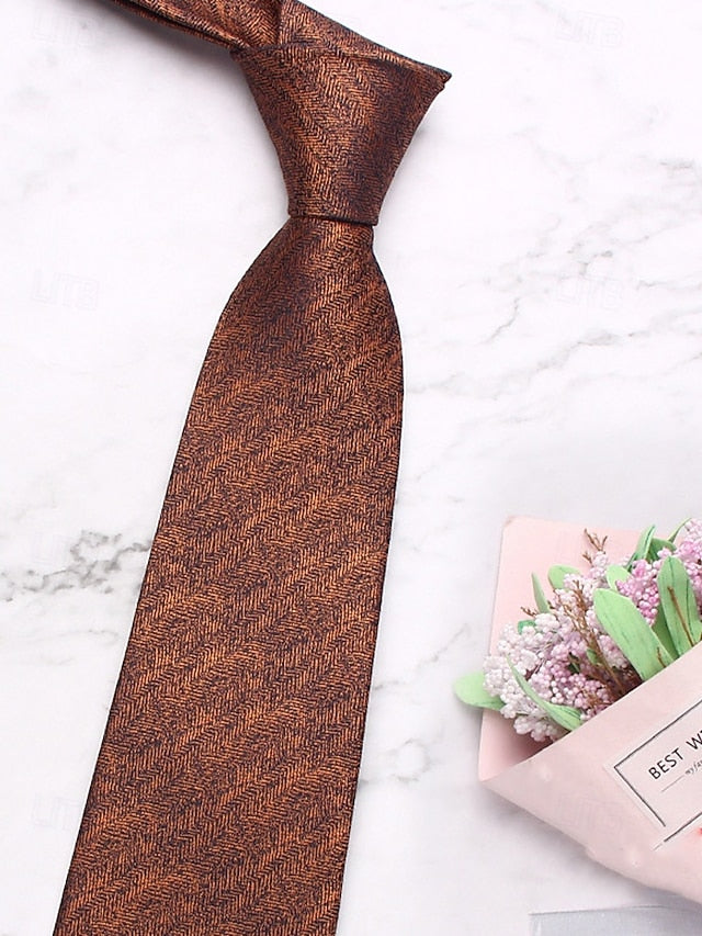 Polyester Christmas Herringbone Men's Stylish – Tie FashionChic