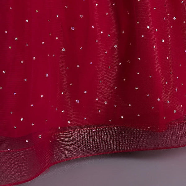 Color Dress Girls' Sleeveless Party Solid Kids Sequin FashionChic