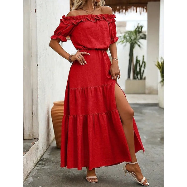 Women's Long Dress Maxi Dress Swing Dress Summer Dress FashionChic
