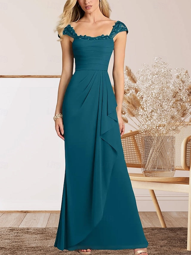 the Elegant Mother Guest A-Line Wedding Dress Bride of FashionChic