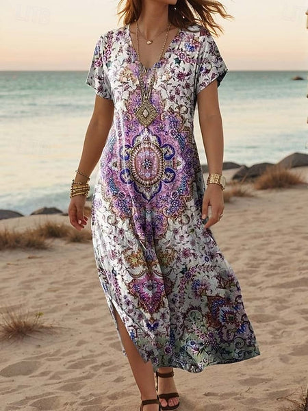 Women's Maxi Dress Casual Dress A Line Dress Stylish Casual FashionChic