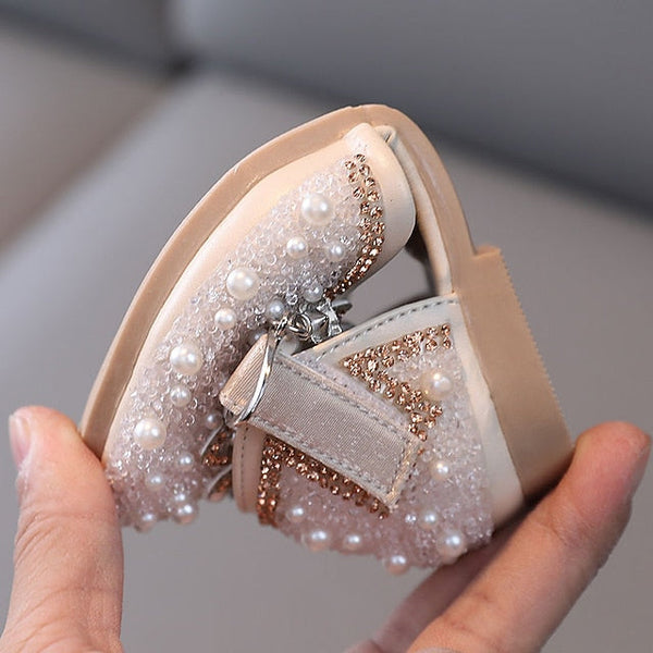 Dress Girls' Flats PU Daily Shoes Rubber Glitters Lolita FashionChic