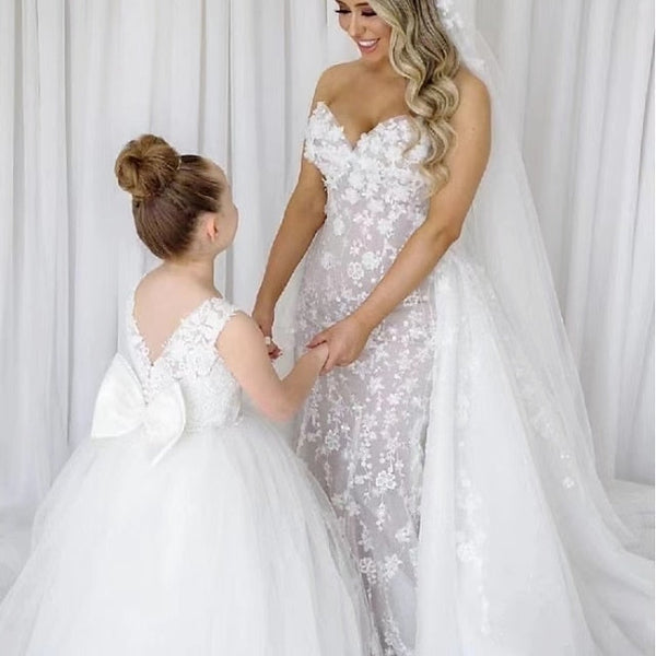 Girls' First Party Dress Girl Flower Communion FashionChic