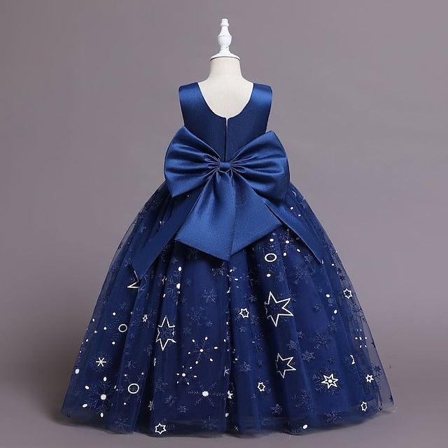 Dress Party Line Flower A Wedding Girls' Kids Little FashionChic