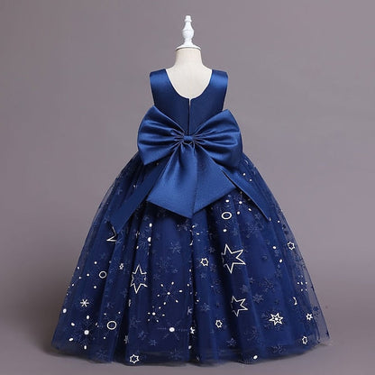 Dress Party Line Flower A Wedding Girls' Kids Little FashionChic