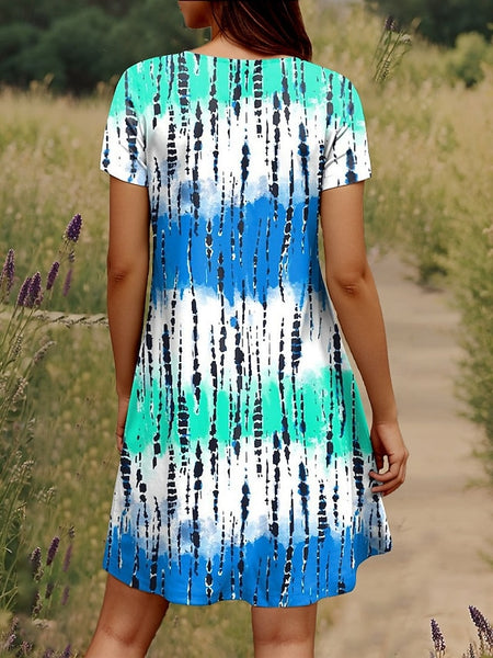 Women's Mini Dress T Shirt Dress Tee Dress Sundress Summer