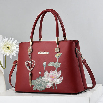 Bag PU Crossbody Handbag Women's Shoulder Boston FashionChic