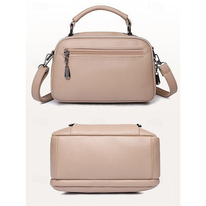 Crossbody Leather Faux Bag Women's FashionChic