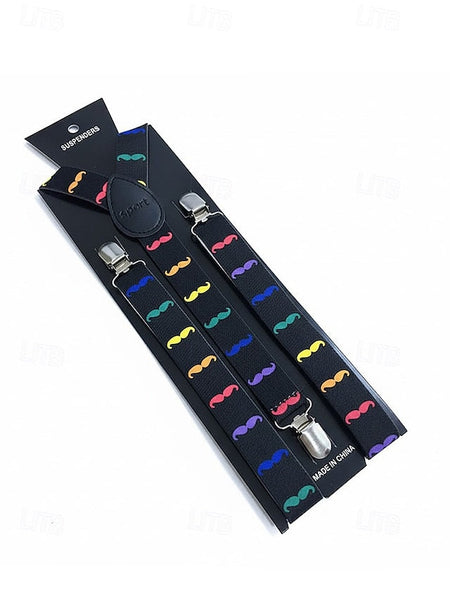 Snowman Christmas Suspenders with Men's FashionChic