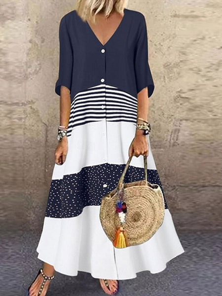 Women's Maxi Dress T Shirt Dress Tee Dress A Line Dress Fit FashionChic