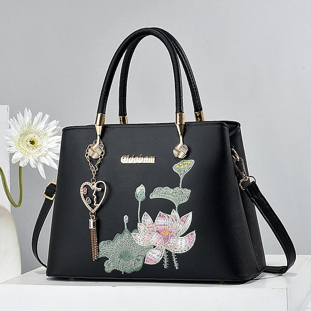Bag PU Crossbody Handbag Women's Shoulder Boston FashionChic