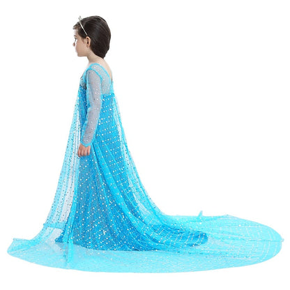 Princess Dress Movie Girl Frozen Elsa Flower Girls' FashionChic