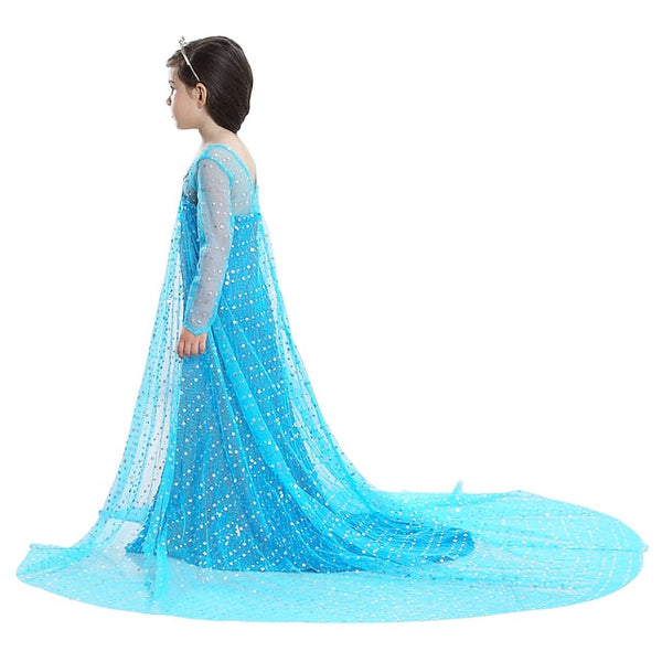 Princess Dress Movie Girl Frozen Elsa Flower Girls' FashionChic
