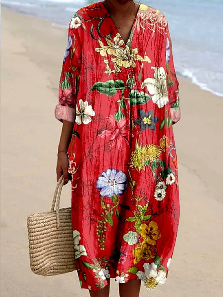 Women's Midi Dress Casual Dress Sundress A Line Dress