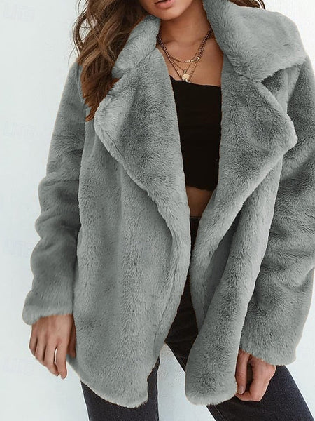 Women's Furs Warm Teddy Coat Comfortable Faux Fur FashionChic