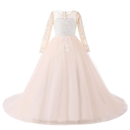 Dress Girls' Flower Princess First Girl Communion FashionChic