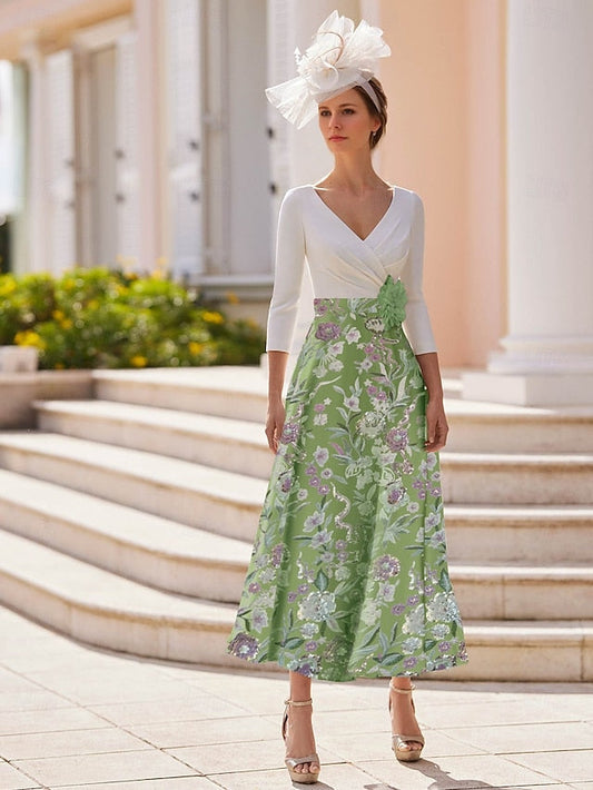 Wedding of Dress Beach Mother A-Line Bride the Elegant FashionChic