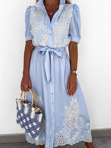 Women's Midi Dress Sundress Vacation Casual Boho Going out