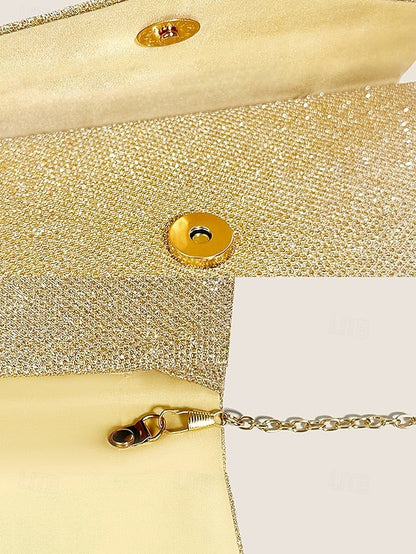Women's Polyester Clutch Shoulder Evening Bags Bag Flap FashionChic