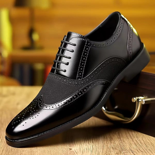 Brown – Wingtip Two-Tone Shoes Green and Men's in Oxford FashionChic