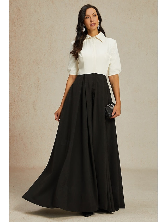 Dress of Collar Mother the Shirt Party A-Line Elegant Bride