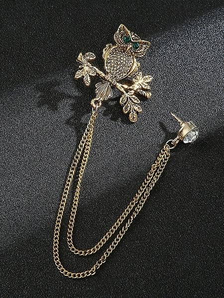 Men's Pin Brooch with Lapel Christmas Deer FashionChic