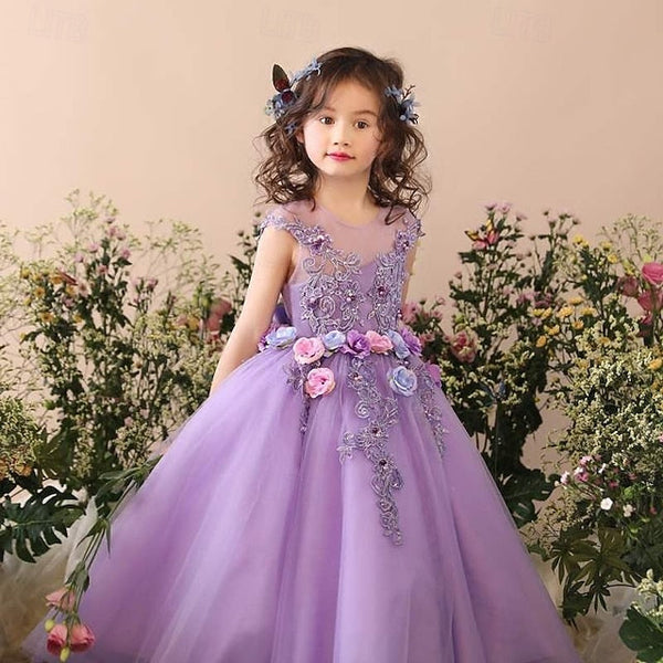 Girls' Dress Girl Flower Kid's Princess FashionChic